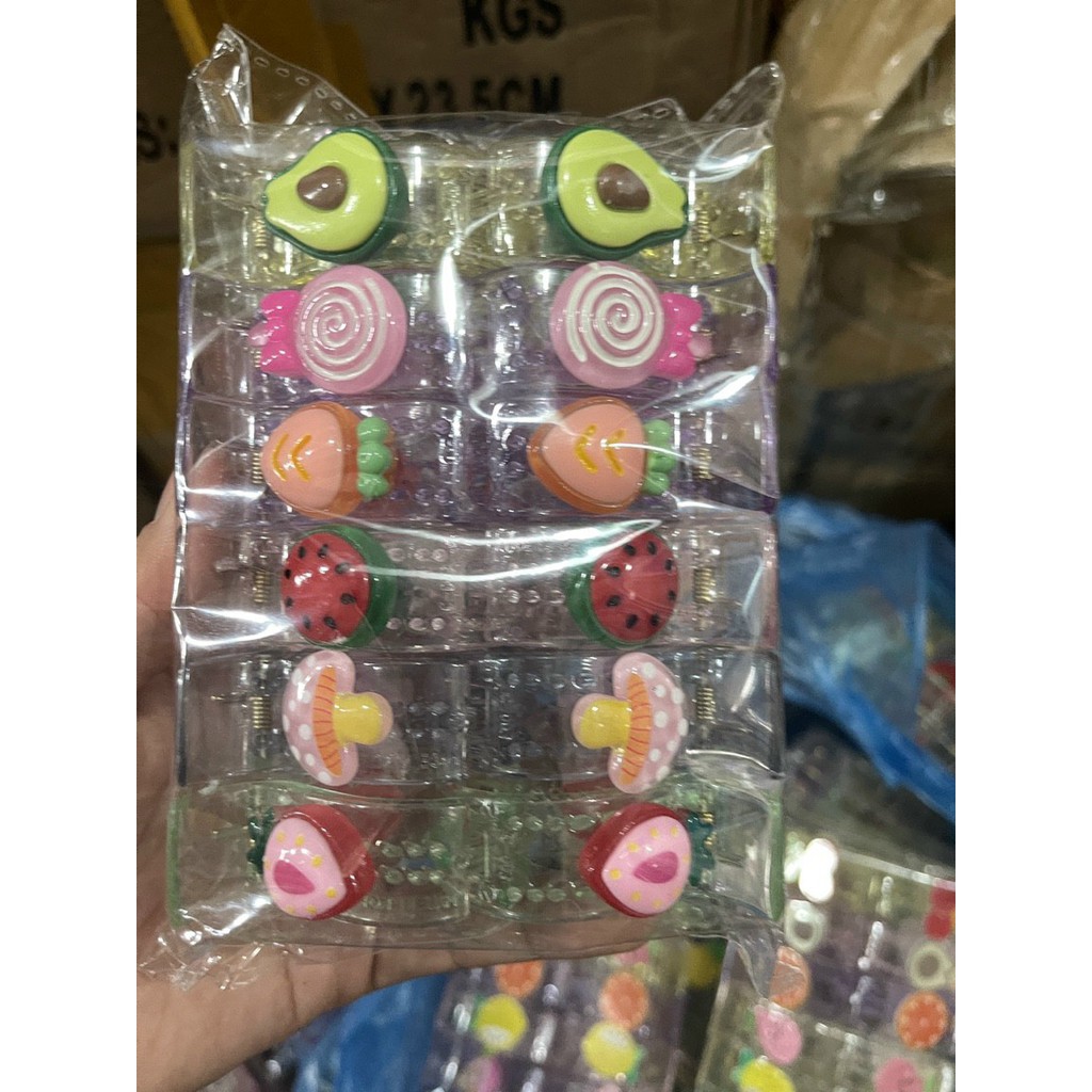 MỚI | KẸP TÓC CÀNG CUA 3 RĂNG LOẠI ĐẸP HOA QUẢ HOẠT HÌNH SIÊU CUTE | VIDEO THẬT | SHOP BEECOW