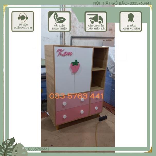 Tủ quần áo trẻ em thiết kế đáng yêu - kích thước đa dạng - ảnh thật tại xưởng - inbox chọn mẫu
