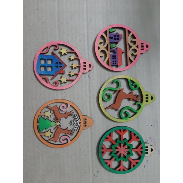 Trang trí noel cắt lase