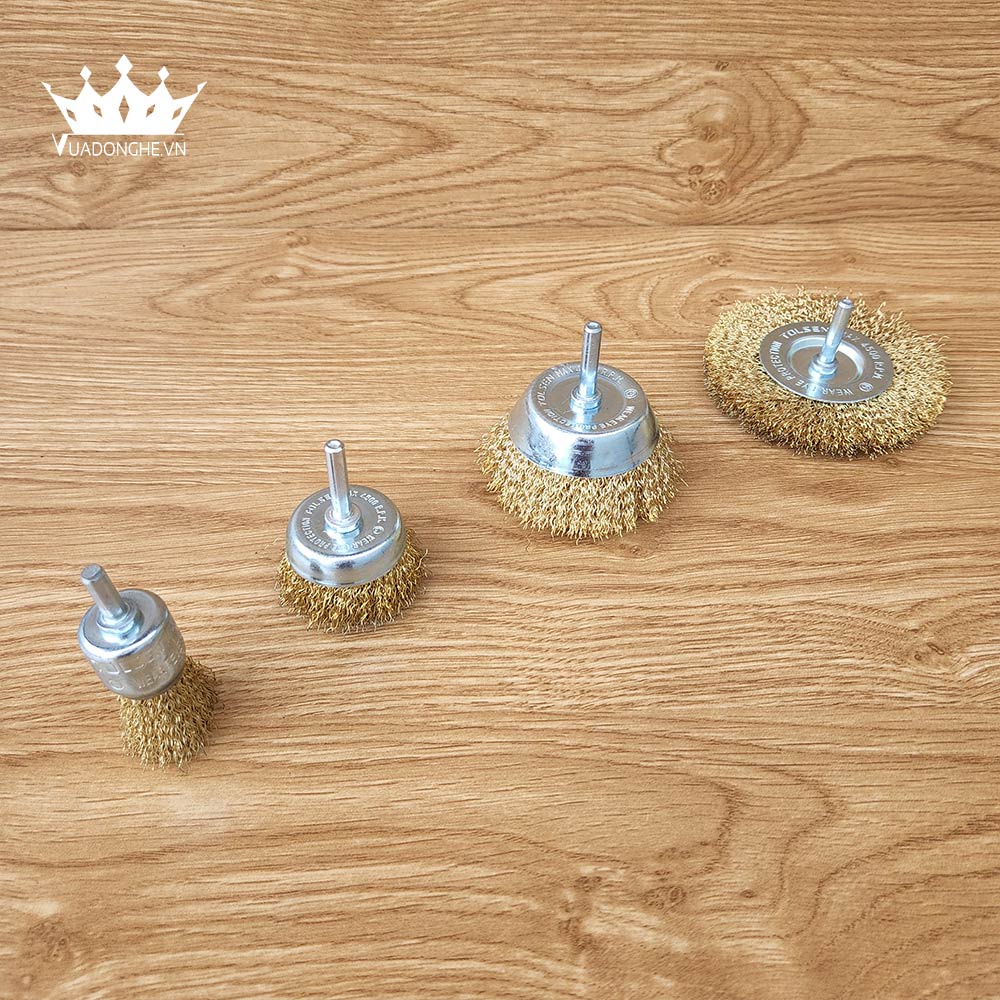 Chén Cước Đánh Gỉ, Chổi Cước Đồng Đánh Gỉ Tolsen Nhiều Size 24/50/75/100mm Chính Hãng - Vua Đồ Nghề
