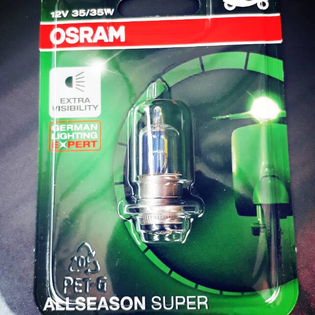 Bóng Đèn Xe Mô Tô Matic M5 Feet 1 Osram Siêu Sáng 12v 35 / 35w