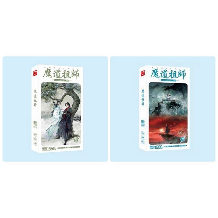 Bookmark Trần tình lệnh ma đạo tổ sư Lam Vong Cơ Ngụy Vô Tiện hộp ảnh tập ảnh đánh dấu sách 36 tấm