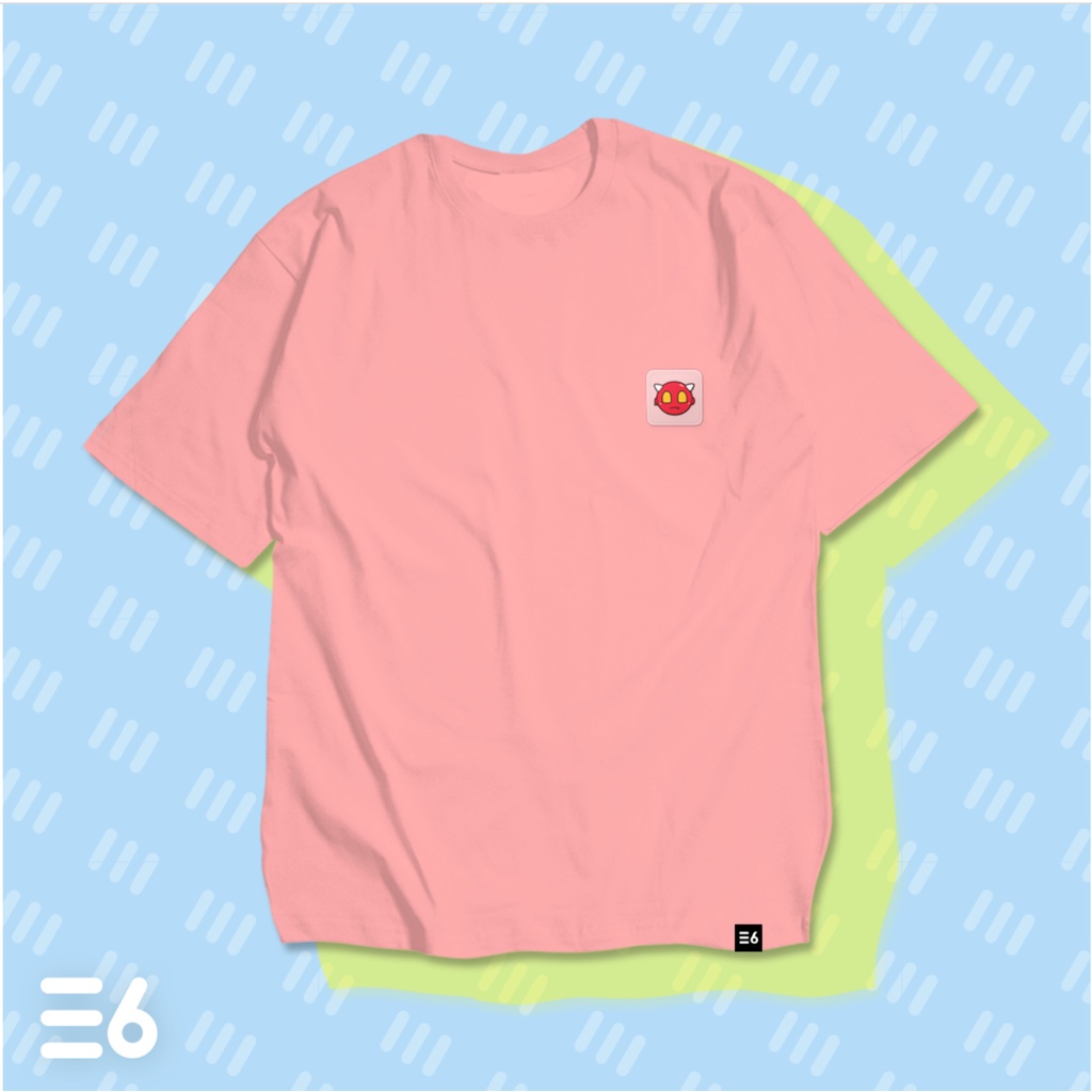 Áo thun tay lỡ local brand SATAN LOGO basic nhiều màu, form rộng oversized, cotton nam nữ