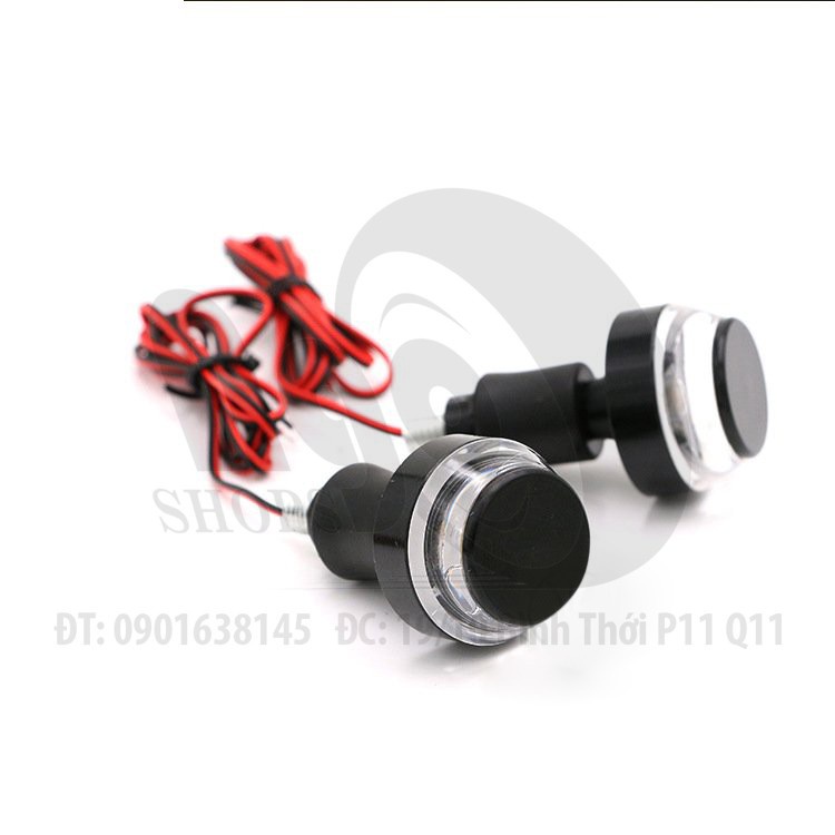 Xi nhan led gù ghi đông - Chất liệu nhôm ACCESSORIES