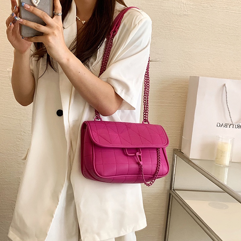 Túi xách IELGY đeo vai phối mắt xích phong cách chất lượng cao cho nữ