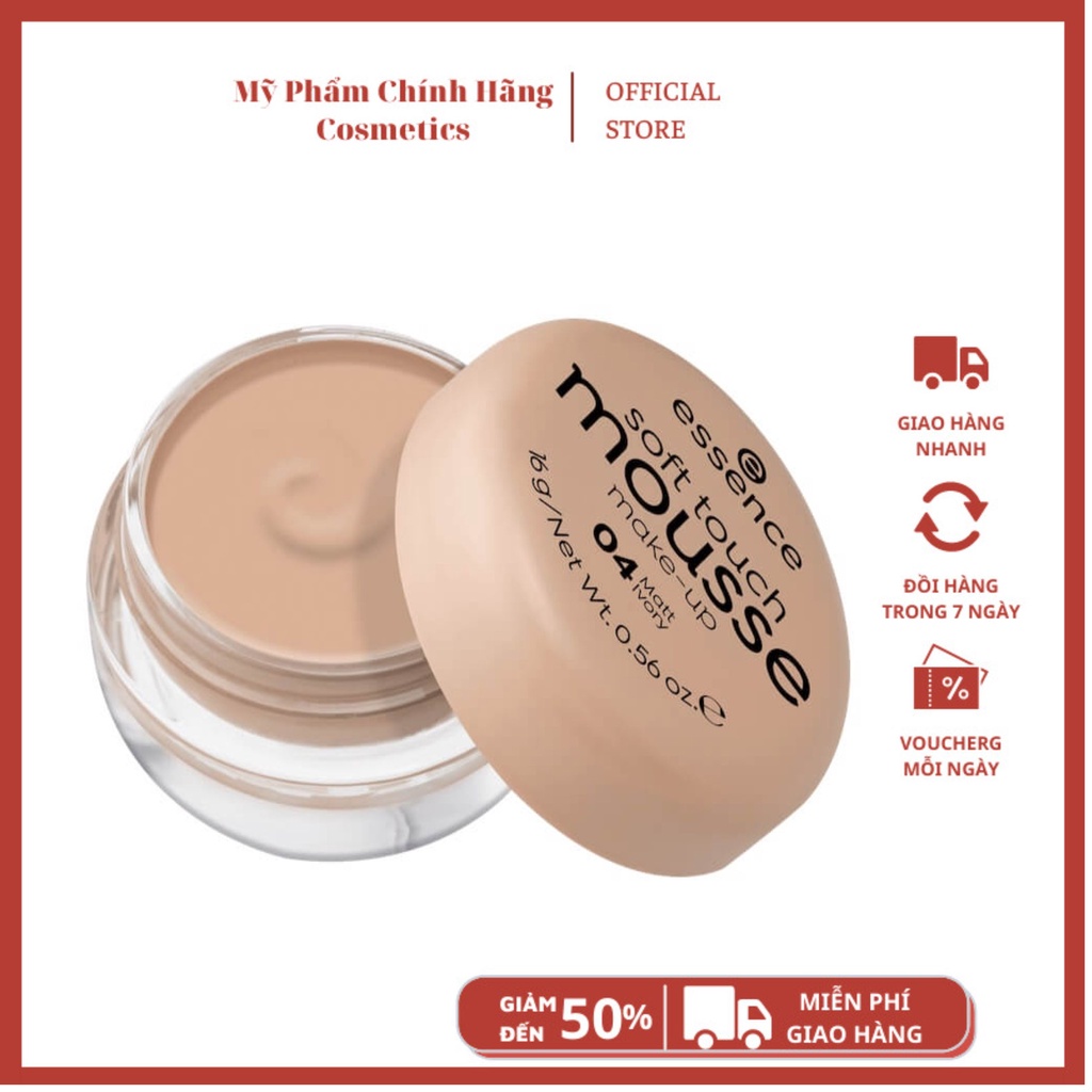 PHẤN TƯƠI ĐỨC Essence Soft Touch Mousse Tông Màu 04