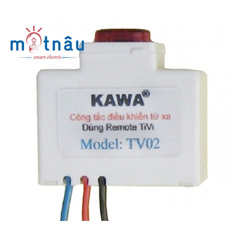 HẠT CÔNG TẮC ĐIỀU KHIỂN TỪ XA SÓNG HỒNG NGOẠI KAWA TV02