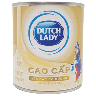 KEM SỮA ĐẶC CÓ ĐƯỜNG NGUYÊN KEM DUTCH LADY LON 380GR