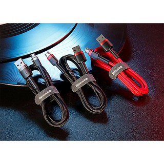 [HÀNG CHÍNH HÃNG] Cáp sạc nhanh và truyền tốc độ cao Baseus Cafule chân Lightning - Micro - Type C