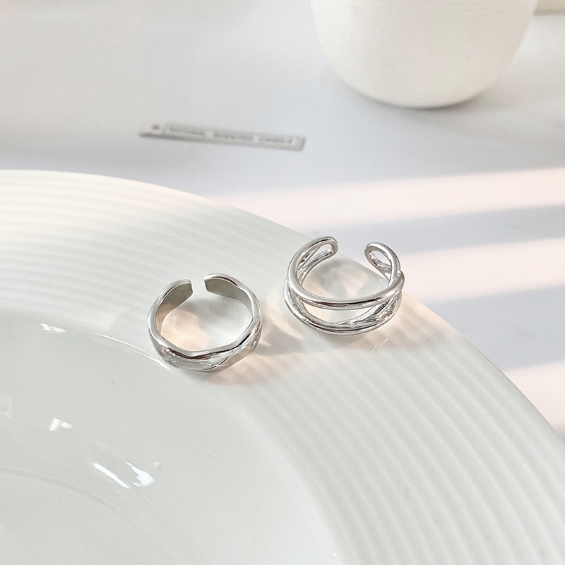 Set Nhẫn Đeo Tay Kim Loại Cá Tính Thời Trang Cho Nữ