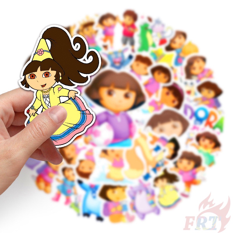 ❉ Hình Dán Dora The Explorer Series 01 ❉ Bộ 50 Miếng Dán Chống Thấm Nước Thời Trang