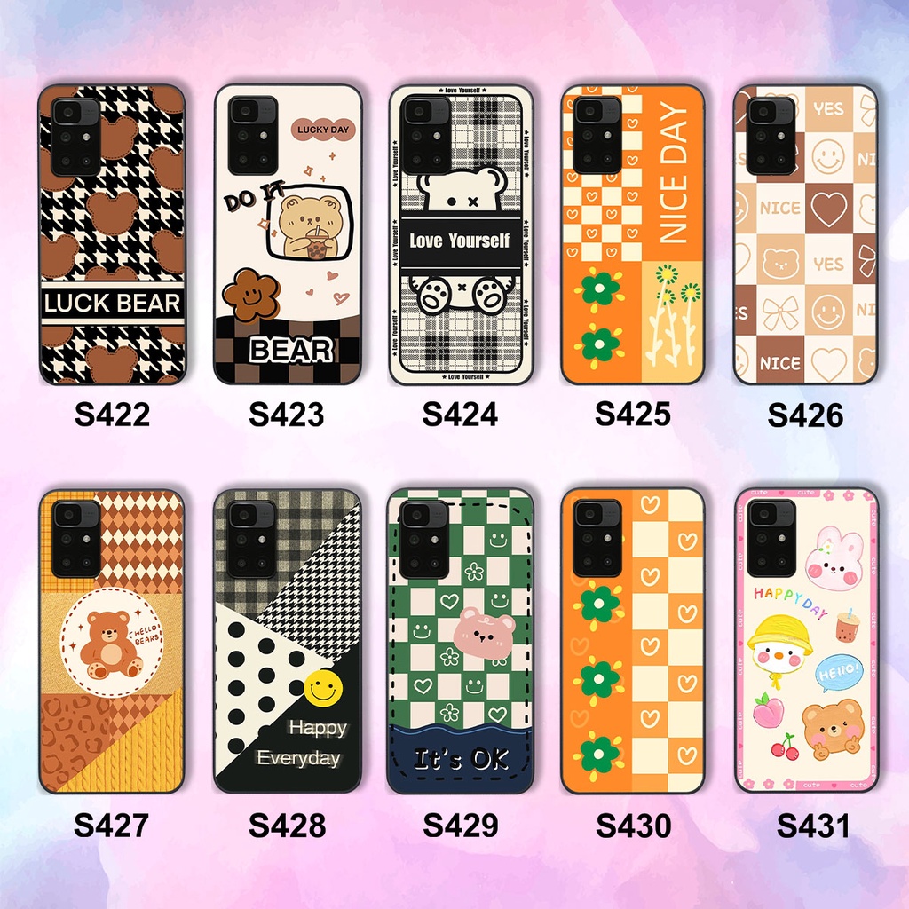 Ốp lưng Xiaomi REDMI 10 happy day, gấu bear dễ thương - BỀN - ĐẸP -BAO GIÁ TOÀN THỊ TRƯỜNG