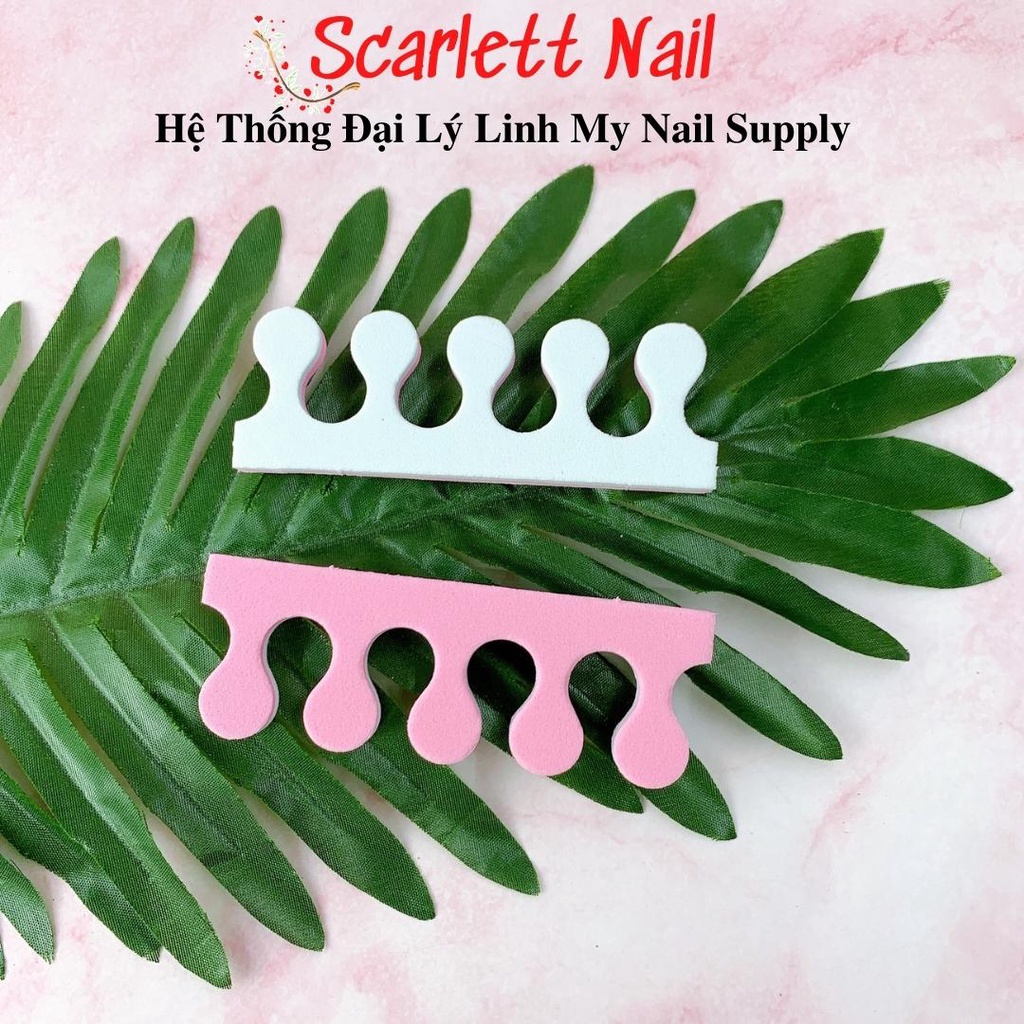Set 2 Kẹp Tách Ngón Tay Ngón Chân Chống Lem Nước Sơn Khi Làm Móng Giao Ngẫu Nhiên