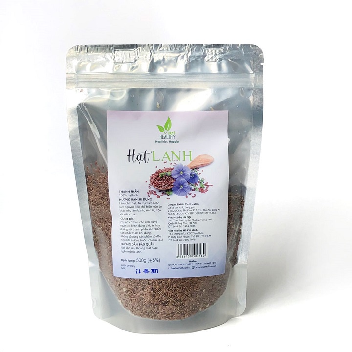 Hạt lanh túi 500gr Viethealthy