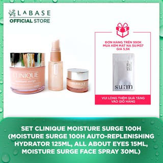 Set Kem Dưỡng Ẩm Clinique Moisture Surge 72- Hour (125ML + 15ML + 30ML)