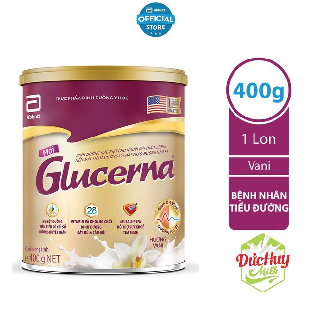 Sữa bột Abbott Glucerna 400g (Dành cho người bị tiểu đường)
