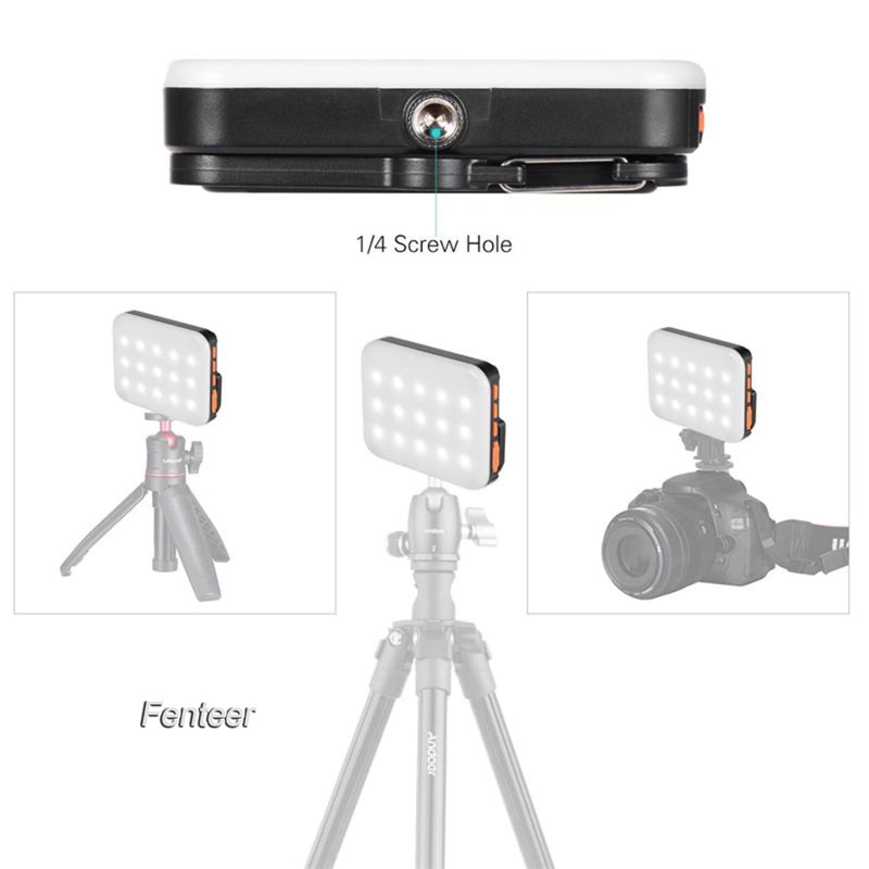 Đèn LED RGB Mini 3200K6500K Hỗ Trợ Ánh Sáng Khi Quay Video / Chụp Ảnh