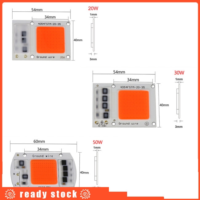Đèn led 15W/20W/30W/50W dành cho sự quang hợp của thực vật