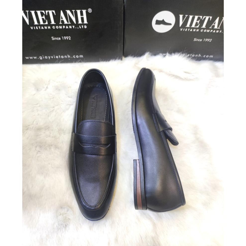 Giày Nam Công sở Hàn Quốc Chính hãng Việt Anh - Nơ chuông, Da ý nhập khẩu siêu mềm