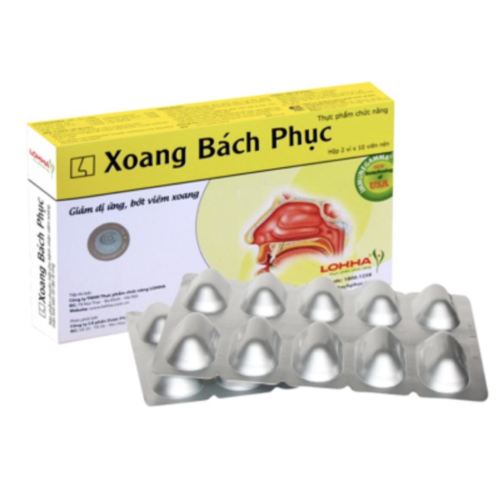 Xoang Bách Phục" Chính hãng" Hỗ trợ viêm xoang, viêm mũi