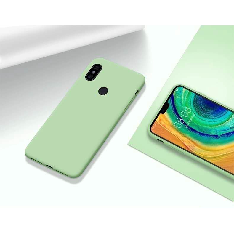  Ốp Điện Thoại Silicone Mềm Chống Sốc Màu Trơn Cho Xiaomi Redmi note5 /Note 5 pro