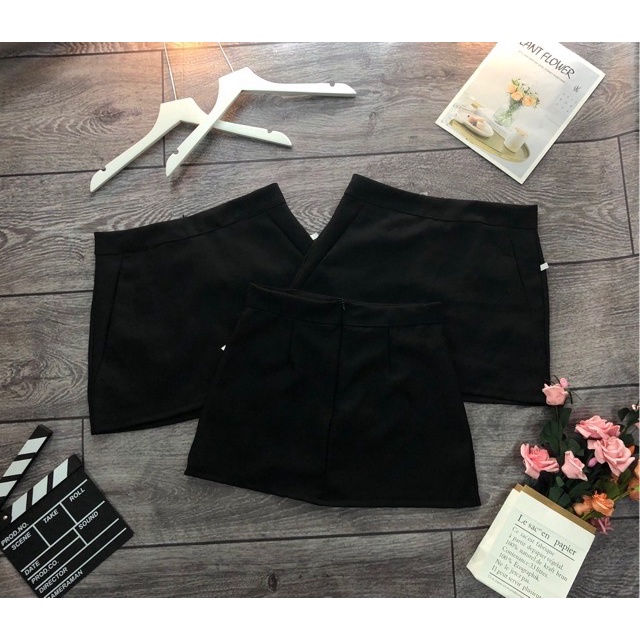 Chân váy chữ a ngắn công sở chất tuyết mưa, Chân váy công sở SUNA FASHION