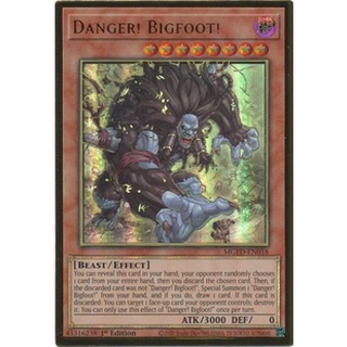 Thẻ bài yugioh - tcg - danger! bigfoot! / mged-en018