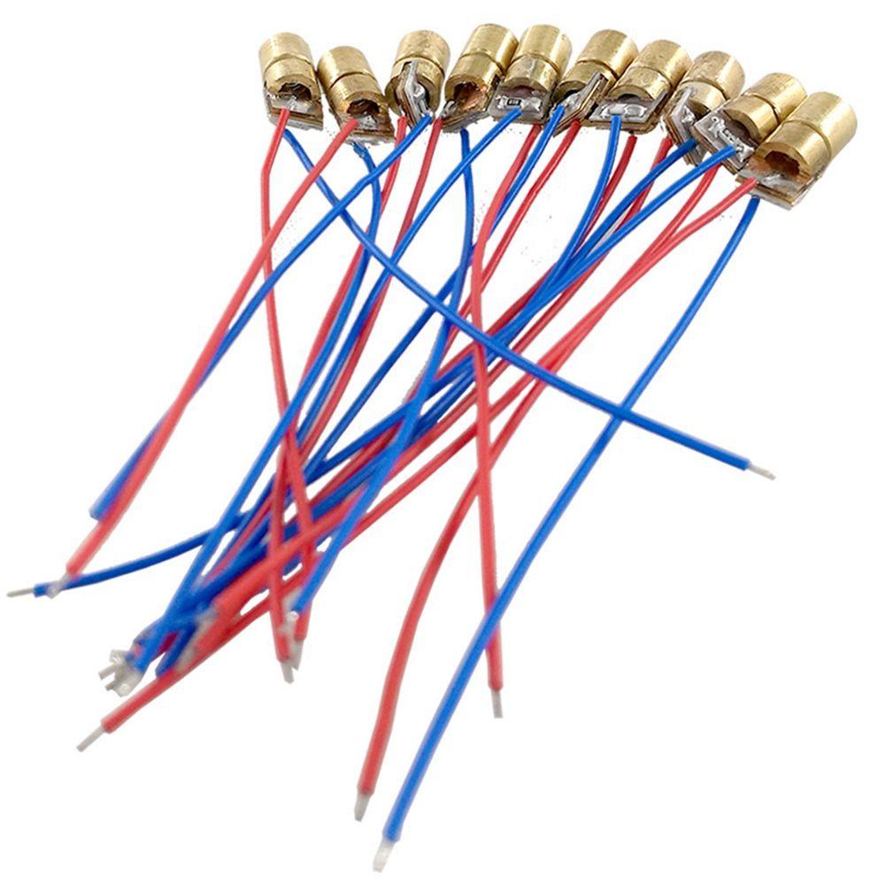 Set 1 / 3 / 5 / 10 Đi Ốt Đèn Laser Đầu Tròn Mini Bằng Đồng Chuyên Dụng