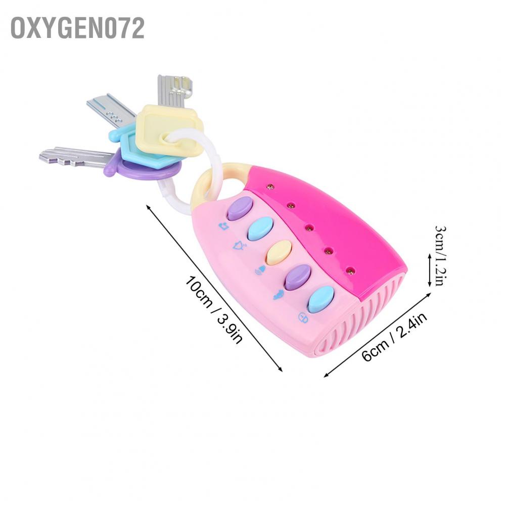 Oxygen072 Baby Toy Smart Key Remote Car Control Musical Pretend Play for Kids Education Toys