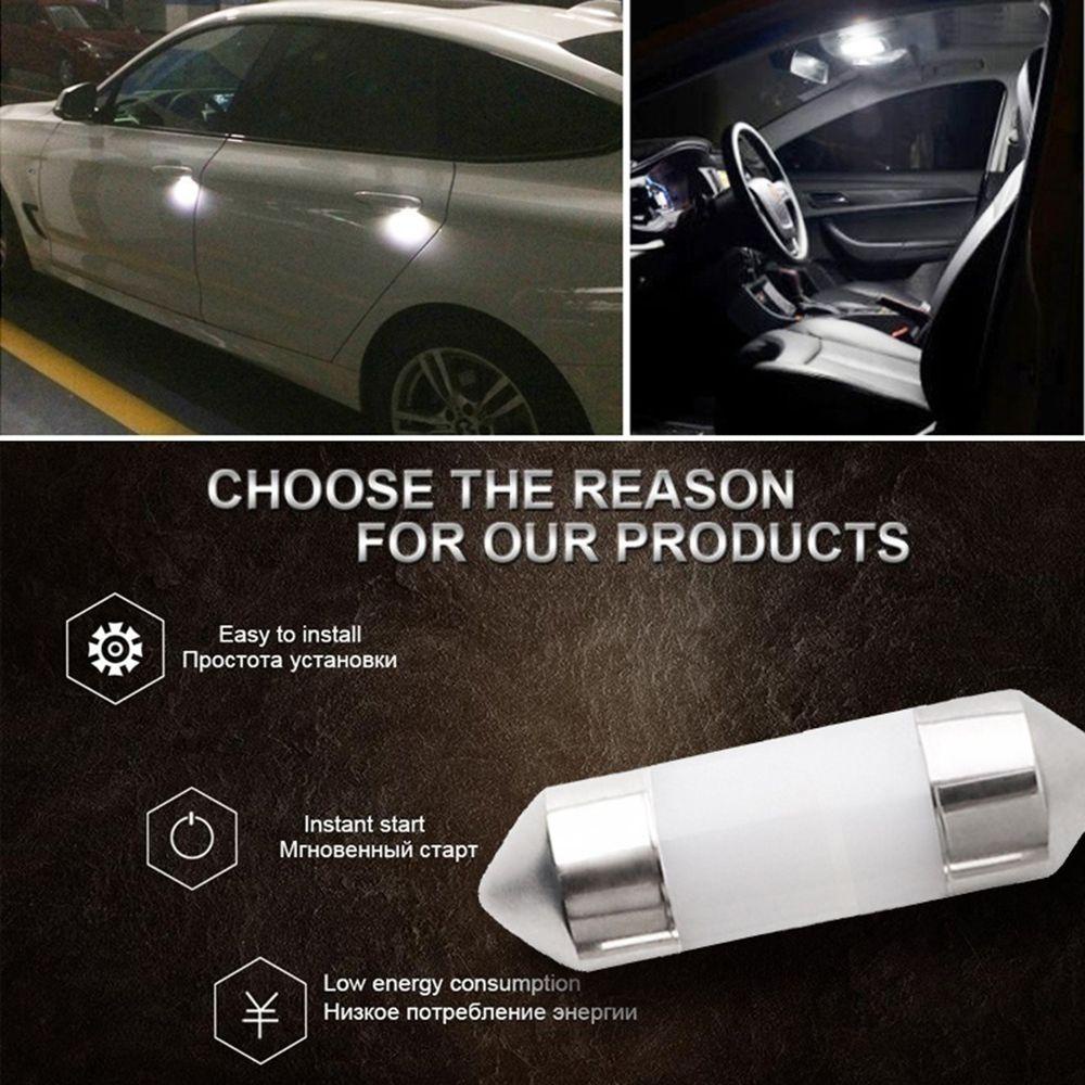 Bộ 2 Đèn LED 12V C5W Chiếu Biển Số Xe Hơi Chuyên Dụng