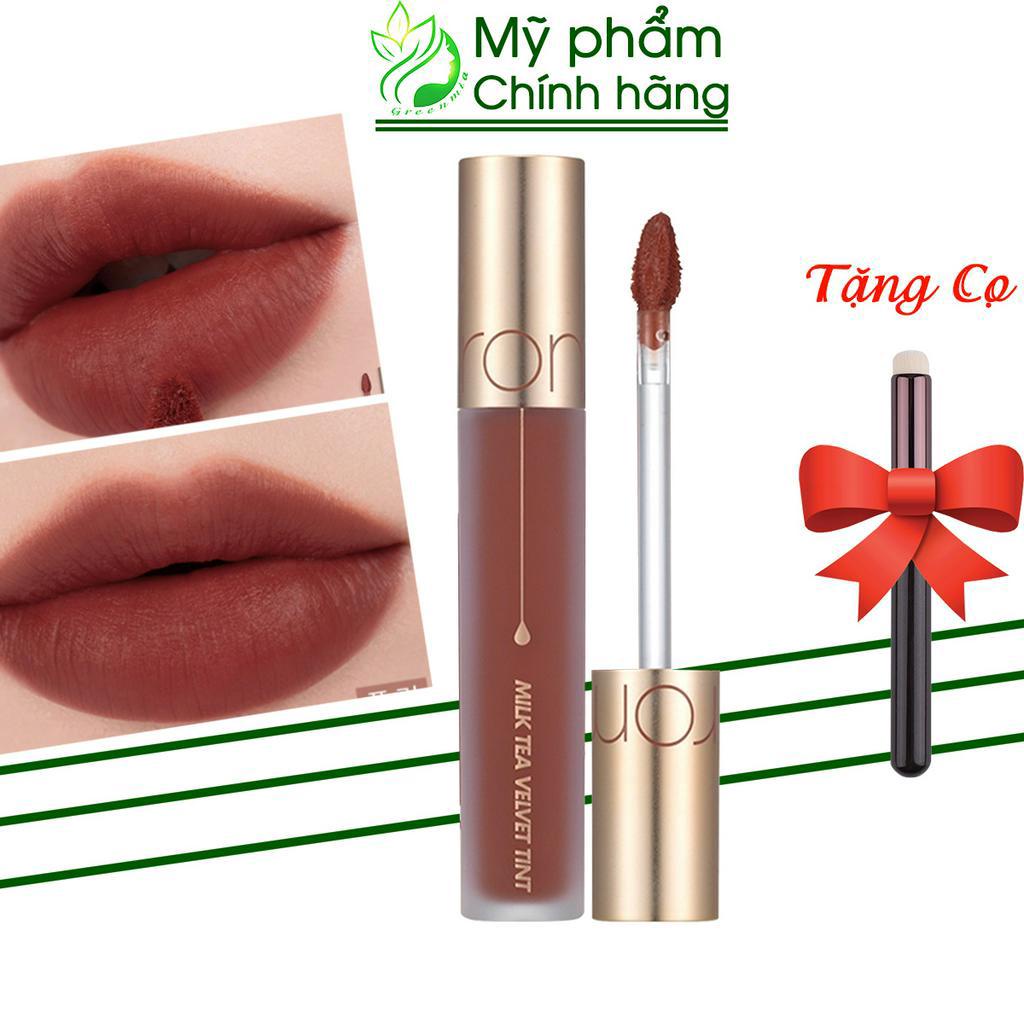 Son Kem Lì Romand Milk Tea Velvet Tint 4.4g Mịn Mượt Như Nhung Màu 07 Màu Hoa Hồng MLBB CHÍNH HÃNG