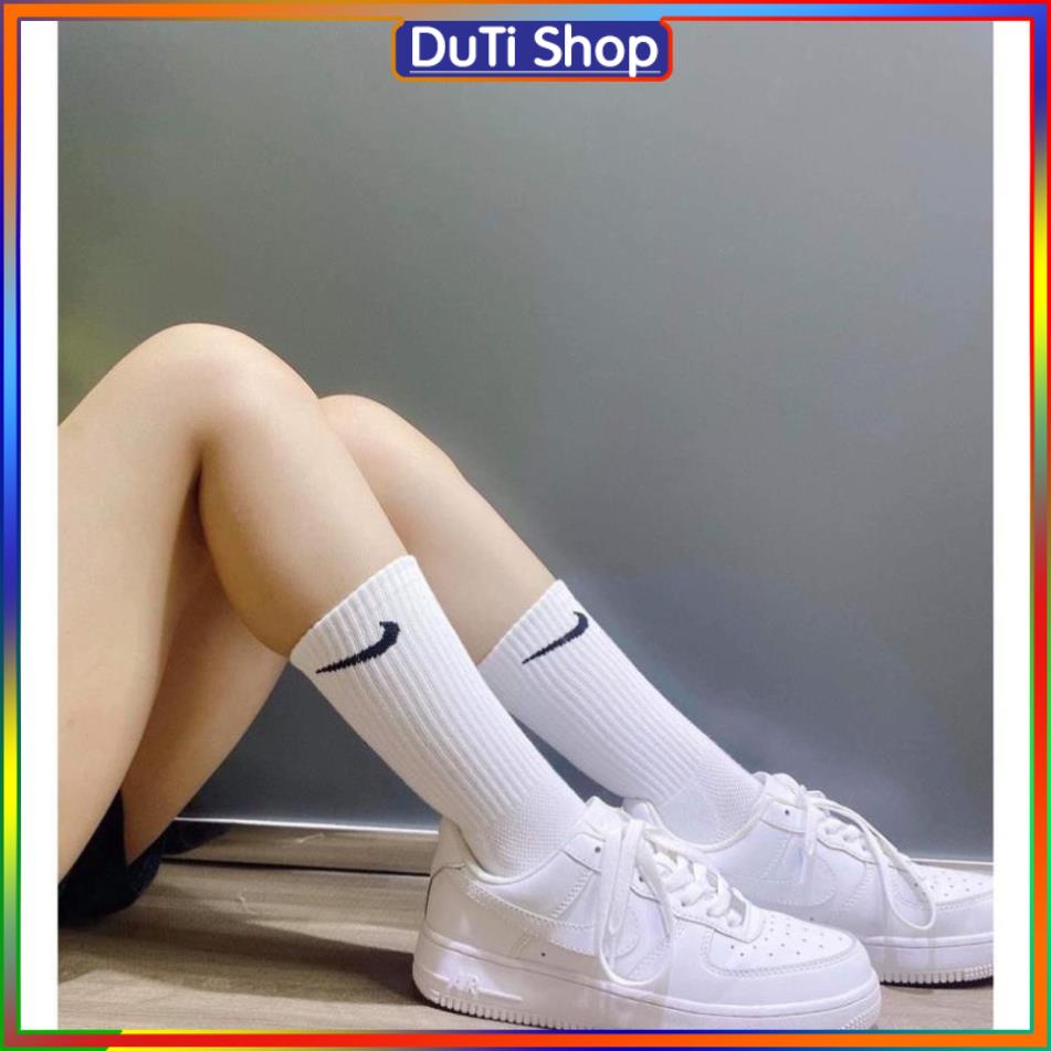 Tẩt Cao Cổ Màu Trắng Nam Nữ cực hot dễ phối đồ với giày sneaker - NT STORE SNEAKER
