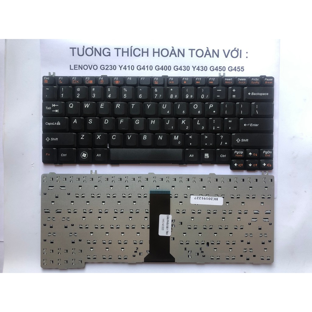 Bàn Phím Lenovo G230 Y410 G410 G400 G430 Y430 G450 G455 Hàng Mới 100% Bảo Hành 12 Tháng Toàn Quốc