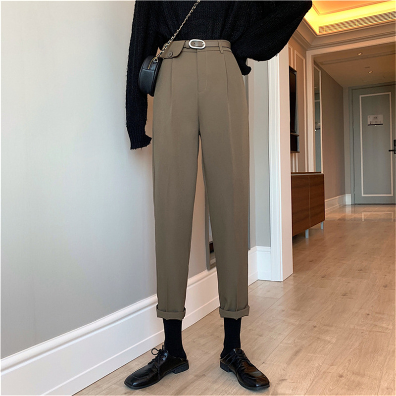 Quần Dài Lưng Cao Ống Đứng Thời Trang Thanh Lịch Cho Nữ | BigBuy360 - bigbuy360.vn