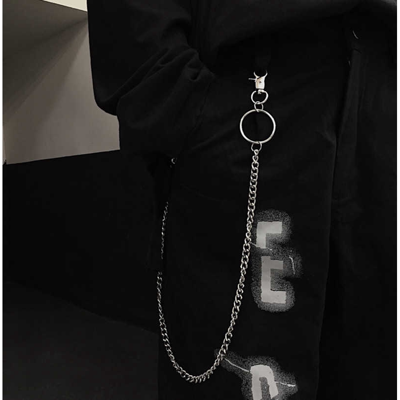 Chuỗi dây treo quần ba lô túi xách kim loại phong cách retro cá tính thời trang unisex