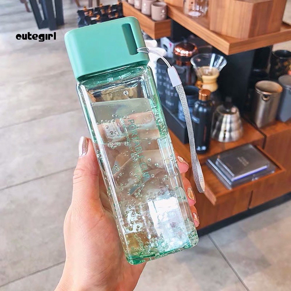 Bình Nước Nhựa Trong Suốt 300ml