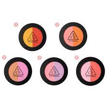  Phấn má hồng 2 màu 3CE Duo Color Face Blush