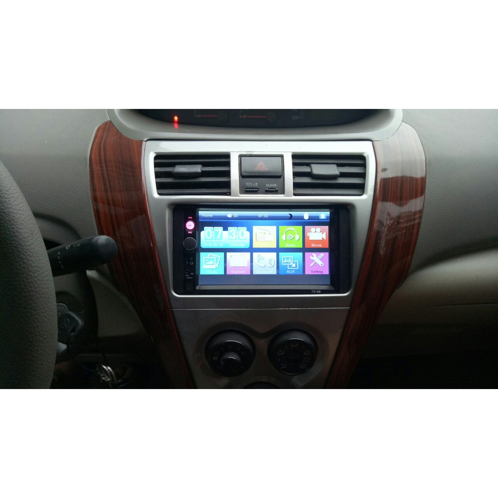 Mặt dưỡng lắp màn hình 7 icnh cho các loại  xe của TOYOTA hàng tiêu chuẩn, nâng cấp xe hơi, giảm chi phí