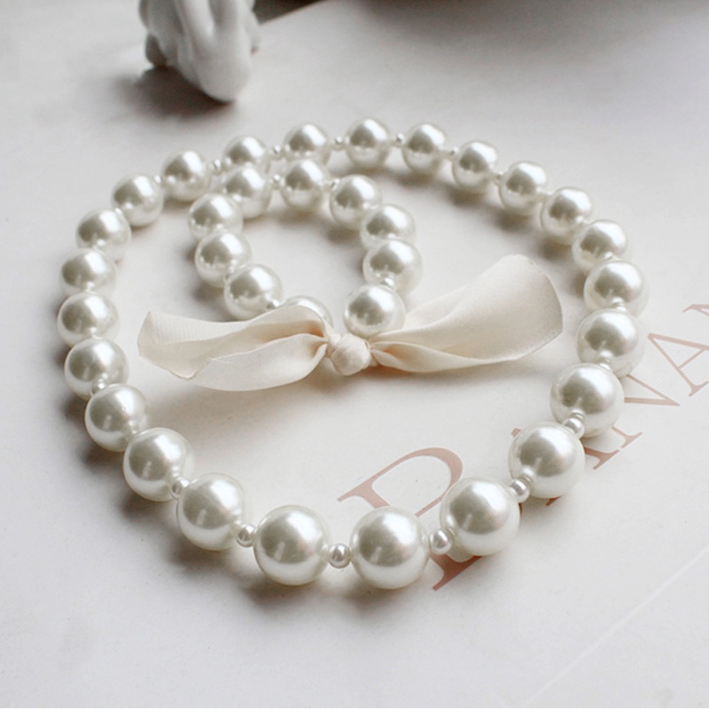 1 bộ trang sức công chúa đính ngọc trai nhân tạo cho bé gái