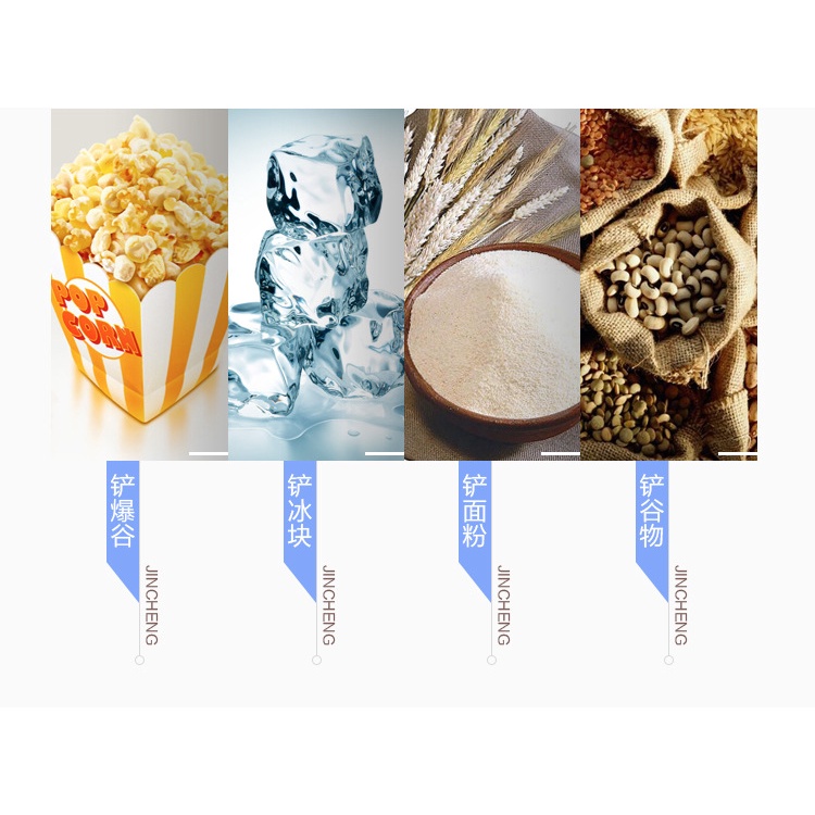 Xẻng dụng cụ xúc súc đá các loại hạt cafe bột  bằng nhựa trong suốt đa năng tiện dụng thiết kế độc đáo