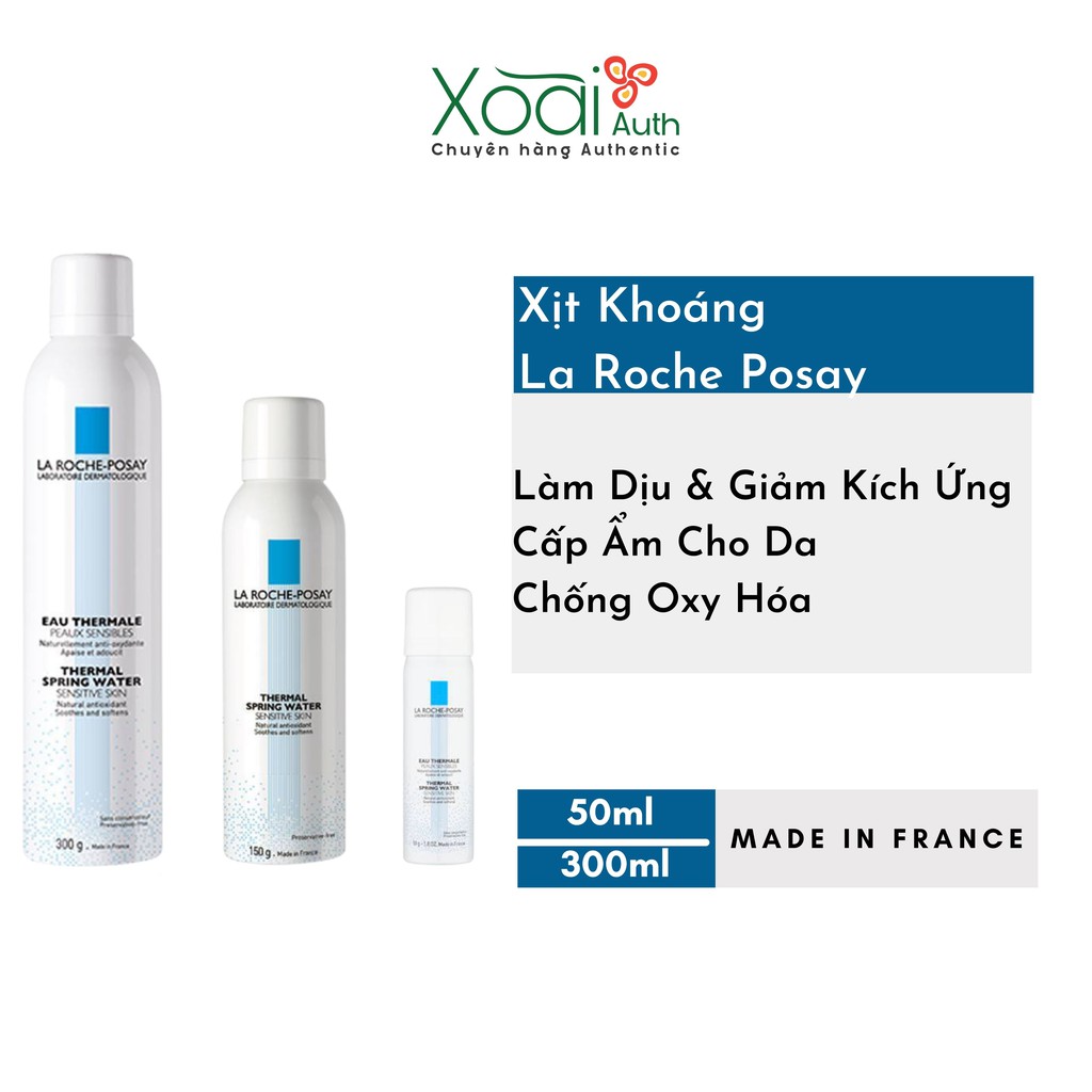 Xịt Khoáng Bảo Vệ Và Làm Dịu Da La Roche-Posay Thermal Spring Water Hãng Chính Hãng, Đầy Đủ Bill, Date Xa