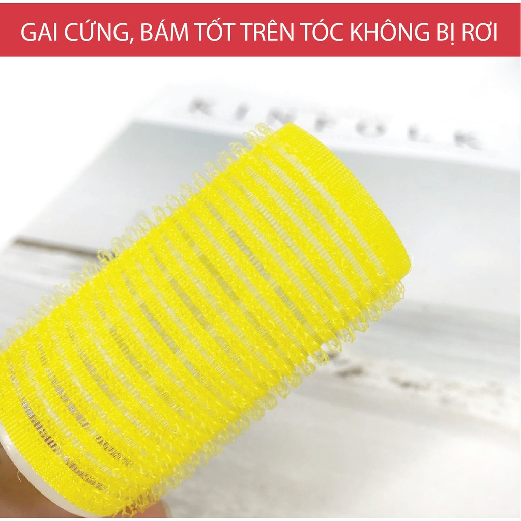 Lô cuốn tóc xoăn tự dính, uốn tóc mái siêu xoăn, đủ size, nhiều kích cỡ cho bạn lựa chọn