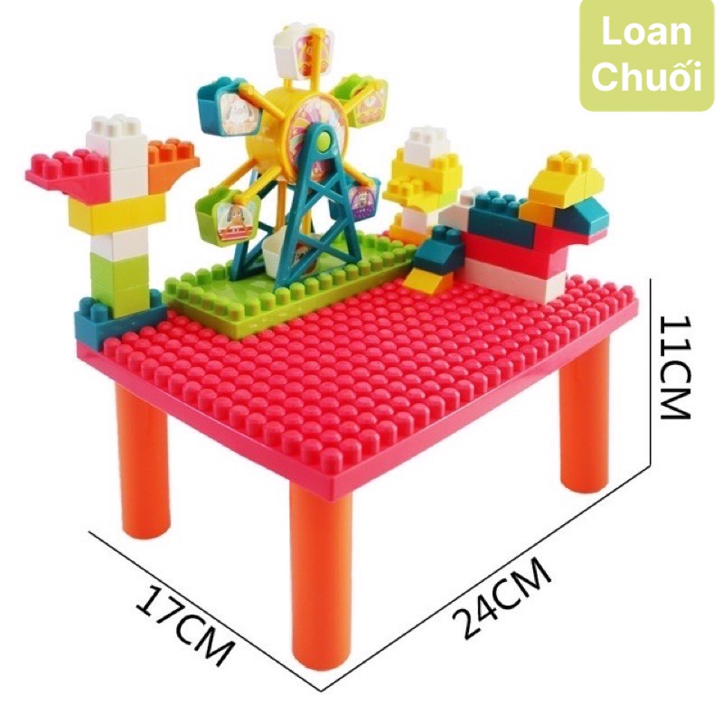 { RẺ VÔ ĐỊCH) BÀN LEGO XẾP HÌNH CHO BÉ- Shop Toys89- TOYS89