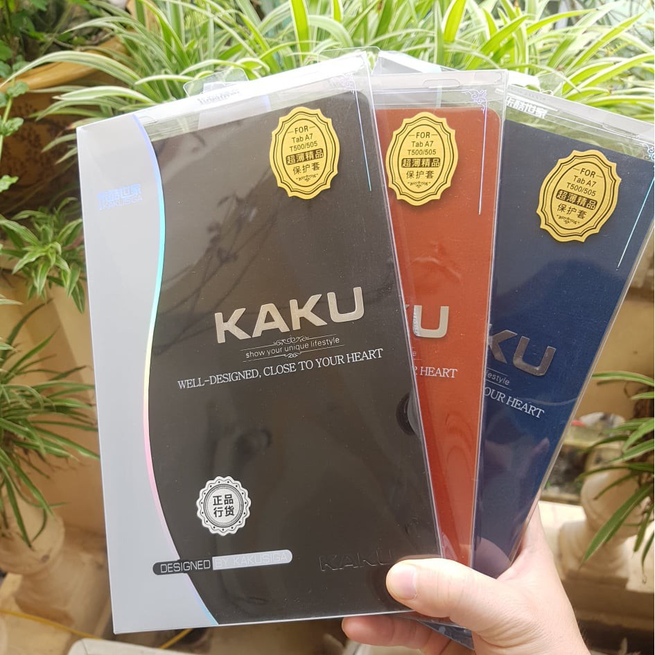Bao da Kaku cho Samsung Tab A7 Lite T220 T225 - Tab A7 T500 T505 da trơn mịn