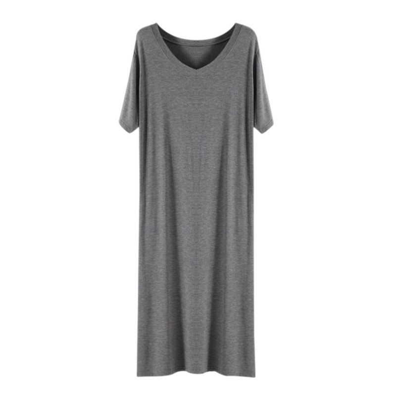 Đầm maxi phom rộng xẻ tà phong cách Hàn Quốc dành cho phái nữ | BigBuy360 - bigbuy360.vn
