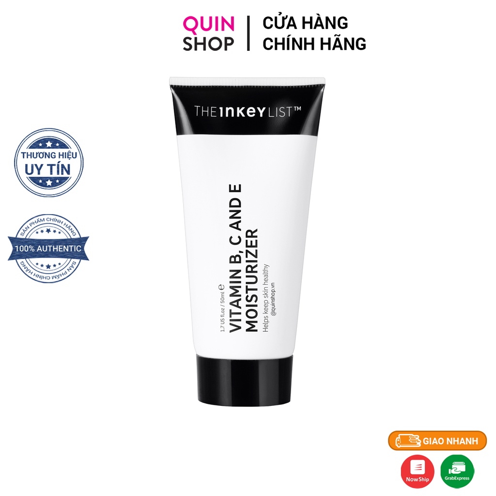 Kem Dưỡng Sáng, Dịu Da The Inkey List Vitamin B, C And E Moisturizer
