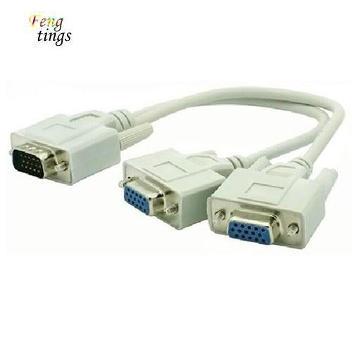 Cáp truyền dữ liệu chia 2 cổng ra VGA SVGA