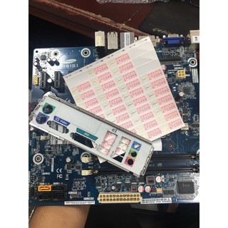 Main H61 socket 1155 like new Full box + chặn + dây sata