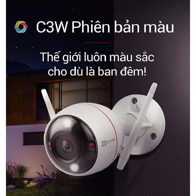 Camera Ezviz C3W 1080P Có màu ban đêm