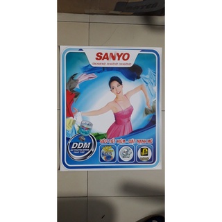 miếng dán máy giặt Tem dán máy giăt SANYO